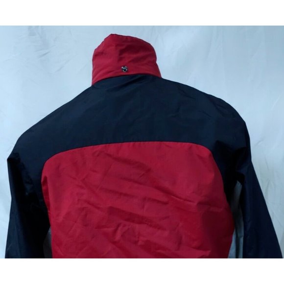 Steve and Barry's Youth Boys XL Multicolor Full Zip Snap Rain Windbreaker Jacket - Picture 8 of 11